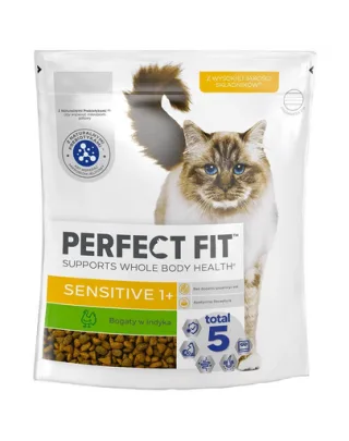 PERFECT FIT Sensitive 1+ hrana pentru pisici cu sistem digestiv sensibil 750 g