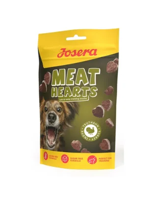 JOSERA Meat Hearts Turkey recompense pentru dresaj caini 70g curcan