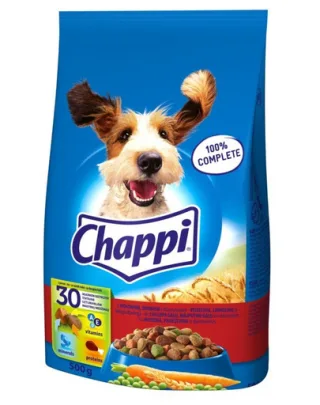 CHAPPI Hrana uscata caini, cu carne de vita si pasare 0.5 kg