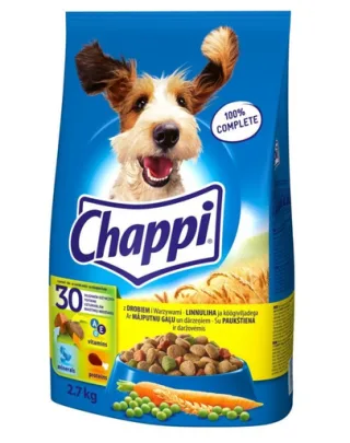 CHAPPI Hrana pentru caine, cu pasare 2.7 kg