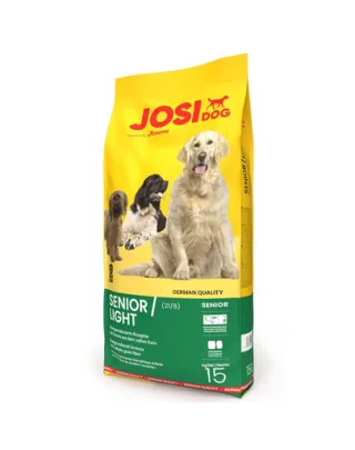 JOSERA JosiDog Senior Light 15 kg hrana caini batrani si mai putin activi