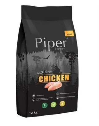 PIPER hrana uscata pentru caini, cu pui 12 kg