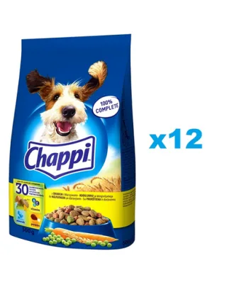 CHAPPI 12x500 g - hrana uscata pentru caini cu pasare si legume