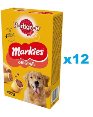 PEDIGREE Markies Original 12x500g Biscuiti pentru caini