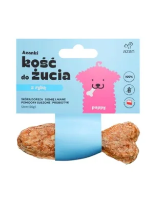 AZANKI Os din peste pentru caini Puppy 12cm