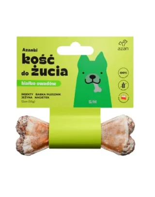 AZANKI Os cu insecte si mure pentru caini S/M 12cm