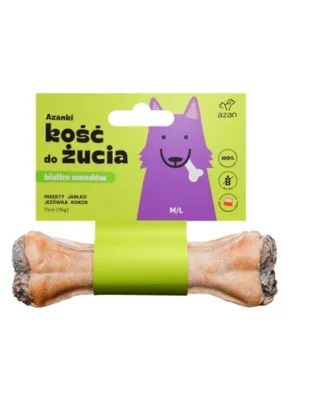 AZANKI Oase de ros pentru caini M/L 17cm cu insecte si cocos