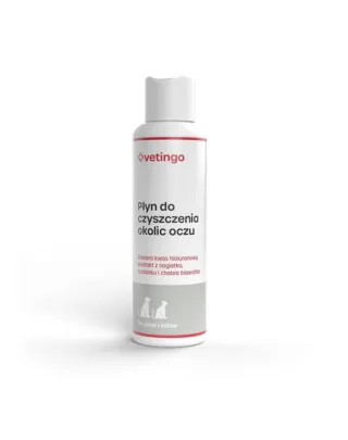 VETINGO Solutie curatare ochi caini si pisici 100 ml