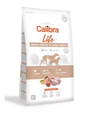 CALIBRA Dog Life Senior Medium&amp;Large Chicken hrana uscata pentru caini seniori de talie medie si mare 12 kg