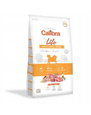 CALIBRA Dog Life Adult Small Breed Lamb hrana uscata superpremium pentru caini adulti de talie mica, cu miel 6 kg
