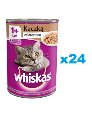 Conserve WHISKAS Adult 24x400 g rata in aspic hrana umeda pisici adulte