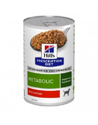 HILL'S Prescription Diet Canine Metabolic 370g hrana umeda pentru caini supraponderali