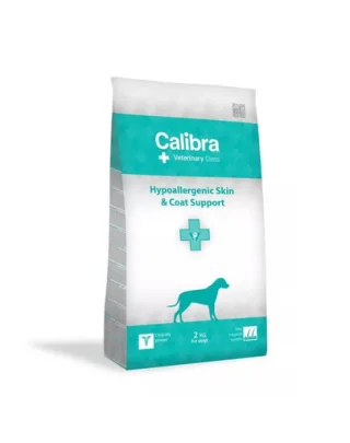 CALIBRA Veterinary Diet Dog Hypoallergenic Skin&amp;Coat Support 2 kg dieta pentru caini