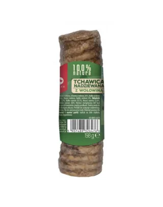MACED 100% Natura Trahee umpluta cu vita pentru caini 120 g