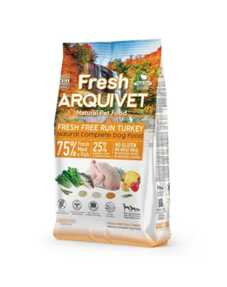 ARQUIVET Fresh mancare semi-umeda pentru caini 2,5 kg curcan si peste oceanic