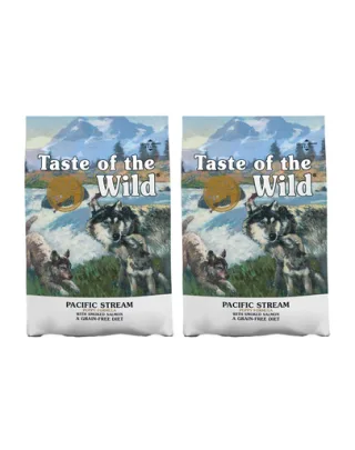 TASTE OF THE WILD Pacific Stream Puppy hrana uscata caine junior 24,4 kg (2 x 12,2 kg)