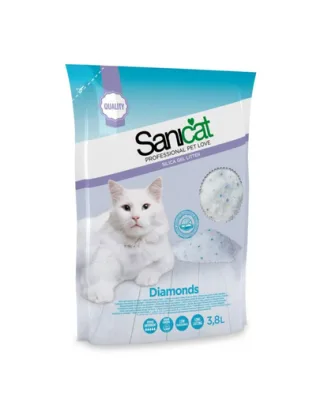 SANICAT Professional Fresh nisip silicat pentru pisici 3.8 L