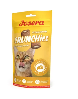 JOSERA Crunchies with Cheese 60 g recompense pentru pisici cu branza