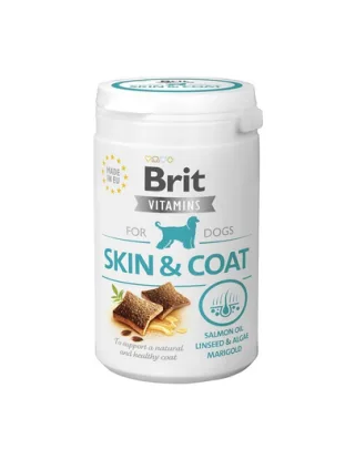 BRIT Vitamins Dog Skin&amp;Coat 150g supliment piele si blana caini