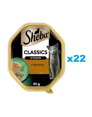 SHEBA Classics tavite 22x85 g hrana pentru pisica, cu vanat