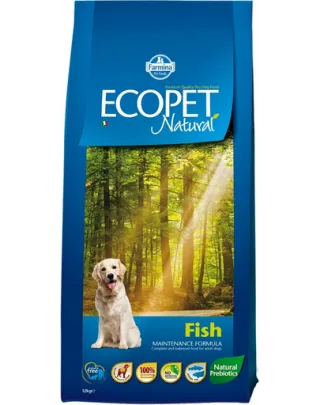 FARMINA Ecopet natural fish 12 kg Hrana uscata caine, cu peste