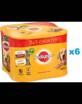 PEDIGREE Adult 24x400 g hrana in jeleu, cu pui si vita