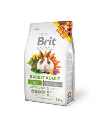 BRIT ANIMALS Rabbit Adult Complete 1,5 kg hrana iepuri adulti
