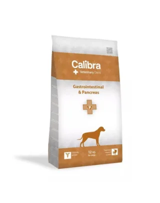 CALIBRA Veterinary Diet Dog Gastrointestinal &amp; Pancreas 12 kg hrana dietetica completa pentru caini