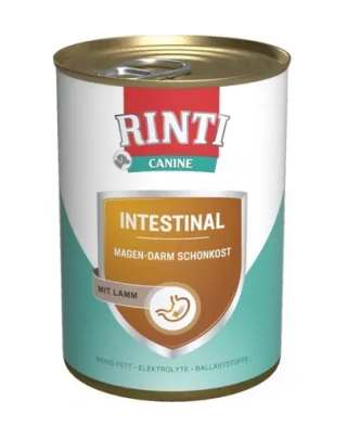 RINTI Canine Intestinal lamb 400 g hrana cu miel, pentru caini
