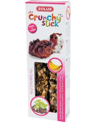 ZOLUX Crunchy Stick pentru porcușori de guinea - banane / hrișcă 115 g