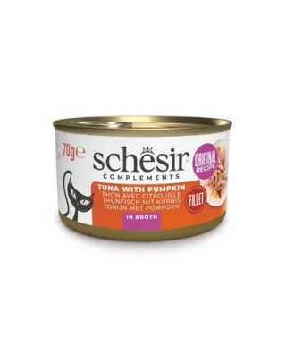 SCHESIR Ton cu dovleac in sos 70 g conserva pisici