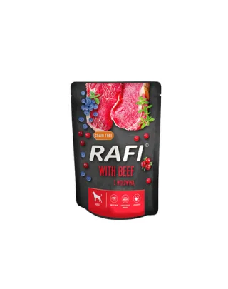 DOLINA NOTECI RAFI cu vita, hrana umeda caine 300 g