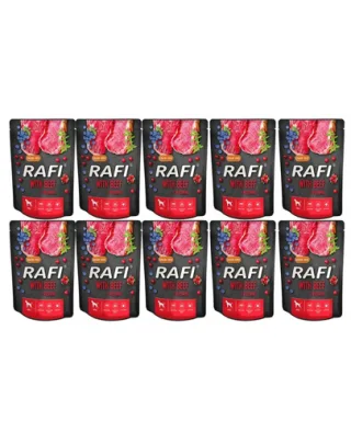 DOLINA NOTECI RAFI Pliculete hrana caini, cu vita 10x300 g