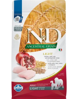 FARMINA Ancestral Grain Hrana pentru caini de talie medie si mare, cu pui si rodie - 2,5 kg