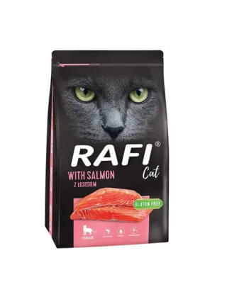 RAFI Cat Sterilised cu somon 7 kg hrana pisica sterilizata