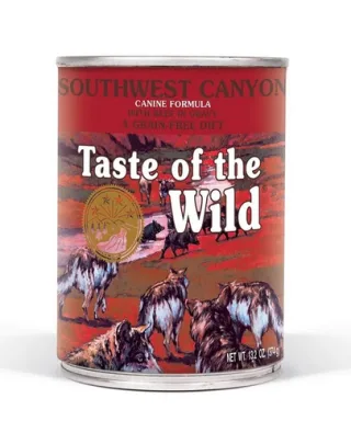 TASTE OF THE WILD Southwest Canyon Hrana umeda caini adulti, cu vita 390 g