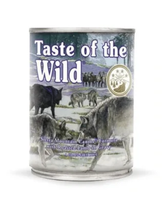 TASTE OF THE WILD Sierra Mountain Hrana umeda caini adulti, cu miel 390 g