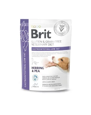 BRIT Grain Free Veterinary Diets Dog Gastrointestinal Low Fat 400 g hrana dietetica pentru caini