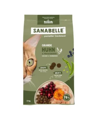 SANABELLE Grande cu pui 2 kg hrana pisici de rase mari