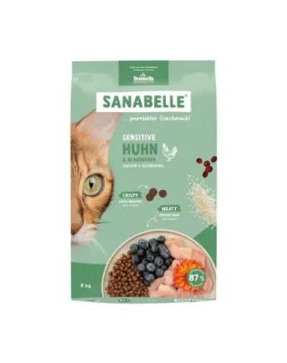 SANABELLE Sensitive hrană pentru pisici cu sistem digestiv sensibil cu pui, 8 kg