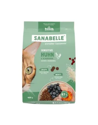 SANABELLE Sensitive hrană pentru pisici cu sistem digestiv sensibil cu pui, 400 g