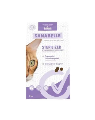 SANABELLE Sterilized 2 kg hrană pentru pisici sterilizate