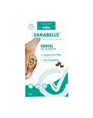 SANABELLE Dental 2 kg hrană pentru pisici care susține îngrijirea dentară