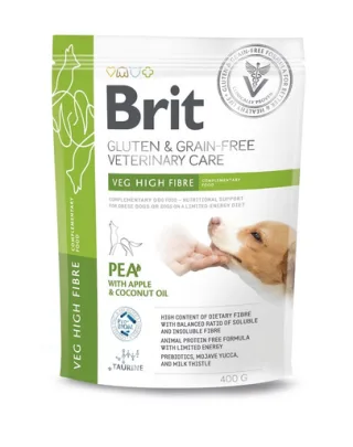 BRIT Veg High Fibre 400g hrană vegetariană câini