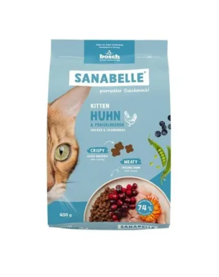 SANABELLE Kitten 400 g hrană cu pui pentru pisoi și pisici gestante și lactante