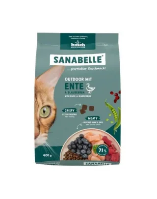 SANABELLE Outdoor Rață 400 g hrană pentru pisici de exterior