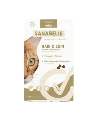 SANABELLE Hair&amp;Skin hrană uscată pentru pisici adulte, 8 kg