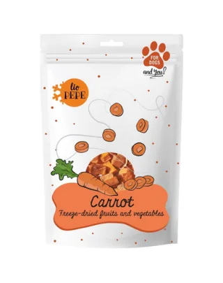 PAKA ZWIERZAKA PEPE Legume liofilizate morcov pentru câini 25 g