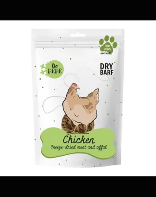 PAKA ZWIERZAKA PEPE Carne liofilizată inimi de pui 60 g