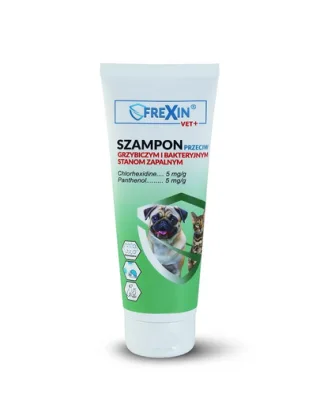 FREXIN Șampon pentru inflamații fungice și bacteriene la câini și pisici 220g